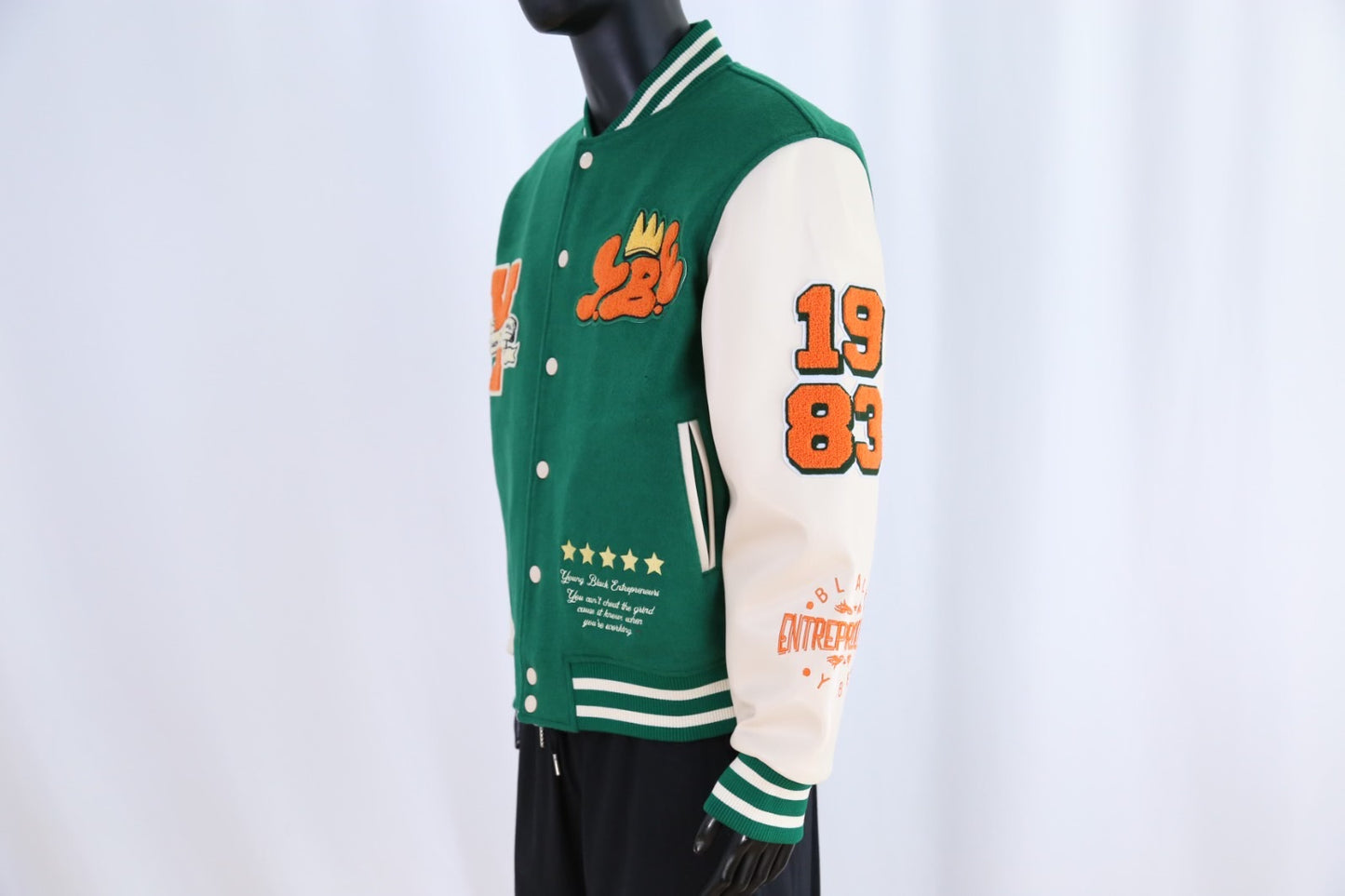 YBE Varsity Jacket - Green