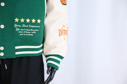 YBE Varsity Jacket - Green